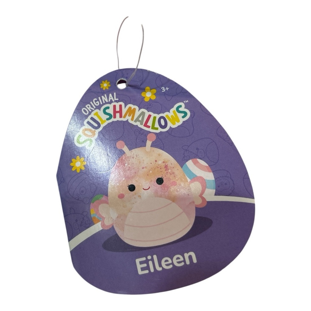 Eileen‎ the Butterfly Squishmallow 8” Pink Tie-Dye Plush NWT Kellytoy Cute Toy - Picture 6 of 6